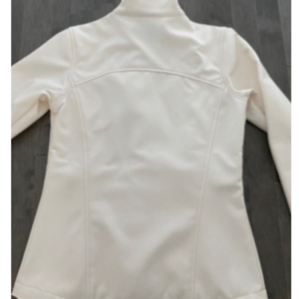 ~ SOLD ~THE NORTH FACE Small Women's Apex Windproof Soft Shell Jacket Coat White - Picture 2 of 12
